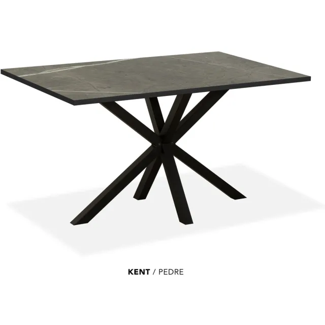 Maxfurn Eettafel | Zeer krasvast | Kleur: Pedra| Afmeting 160x90cm