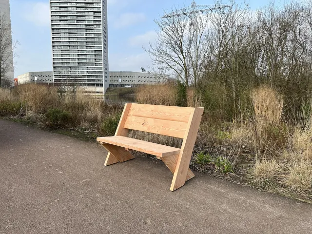Douglashouten tuinbankje Benno