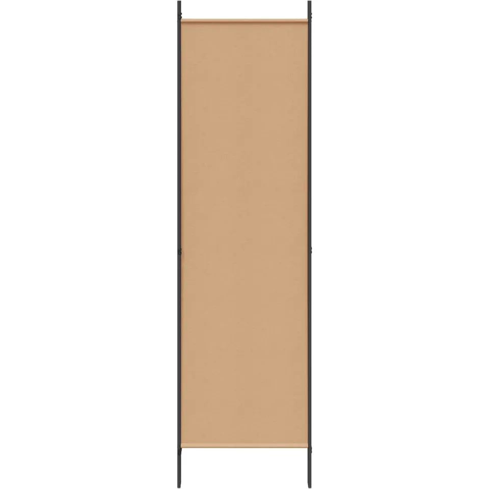 vidaXL 4-panelen roomdivider Beige 200 x 180 cm Stof, foto 4