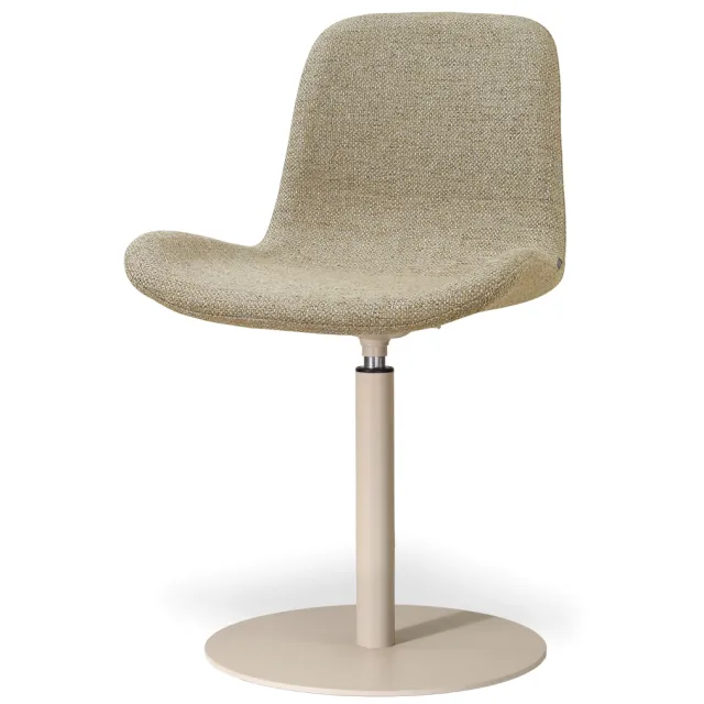 Nolon Niva-Fé draaibare tulp eetkamerstoel taupe melange - beige onderstel