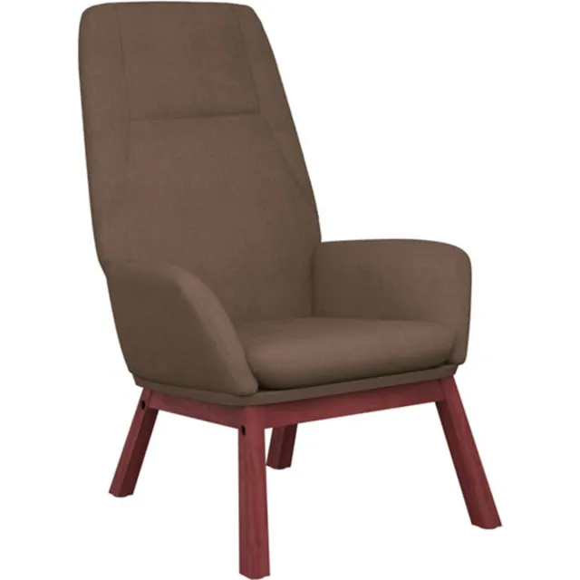 vidaXL Relaxstoel - stof - taupe