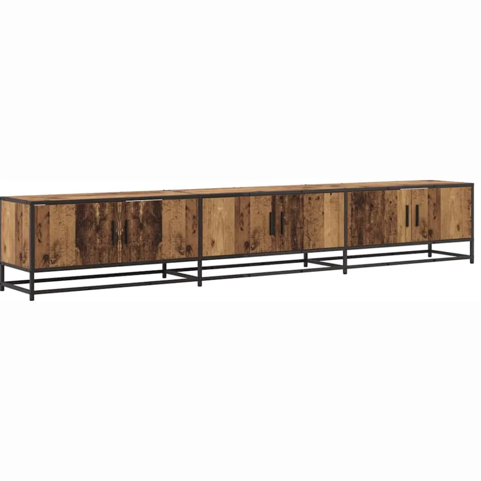vidaXL TV Eenheden 240 x 35 x 41 cm Oud Hout bruin, foto 3