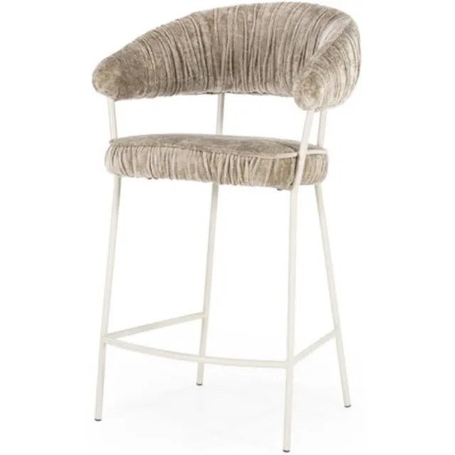Meubelplaats Barstoel Lizzy | taupe | Eleonora