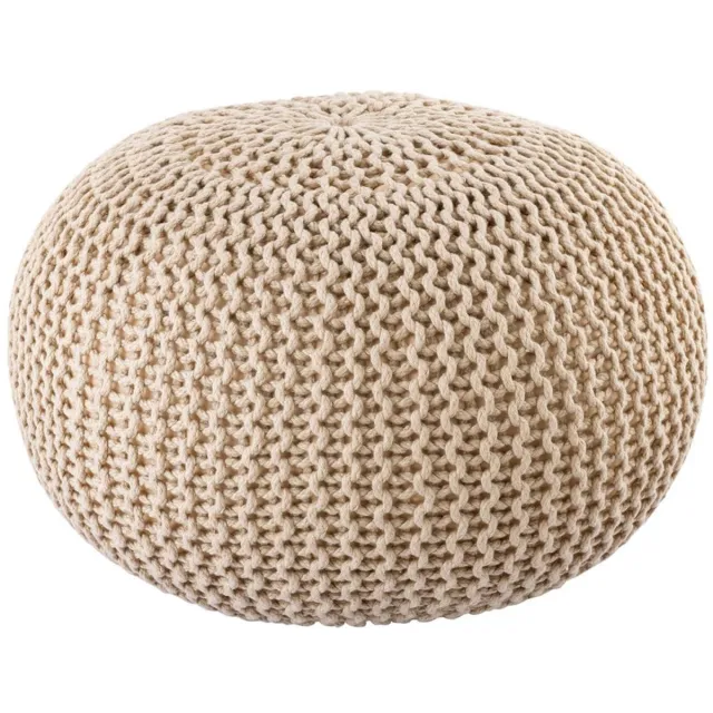 SVJ Home Decorations SVJ Poef - 55x55x37 cm - Kunststof - Groen