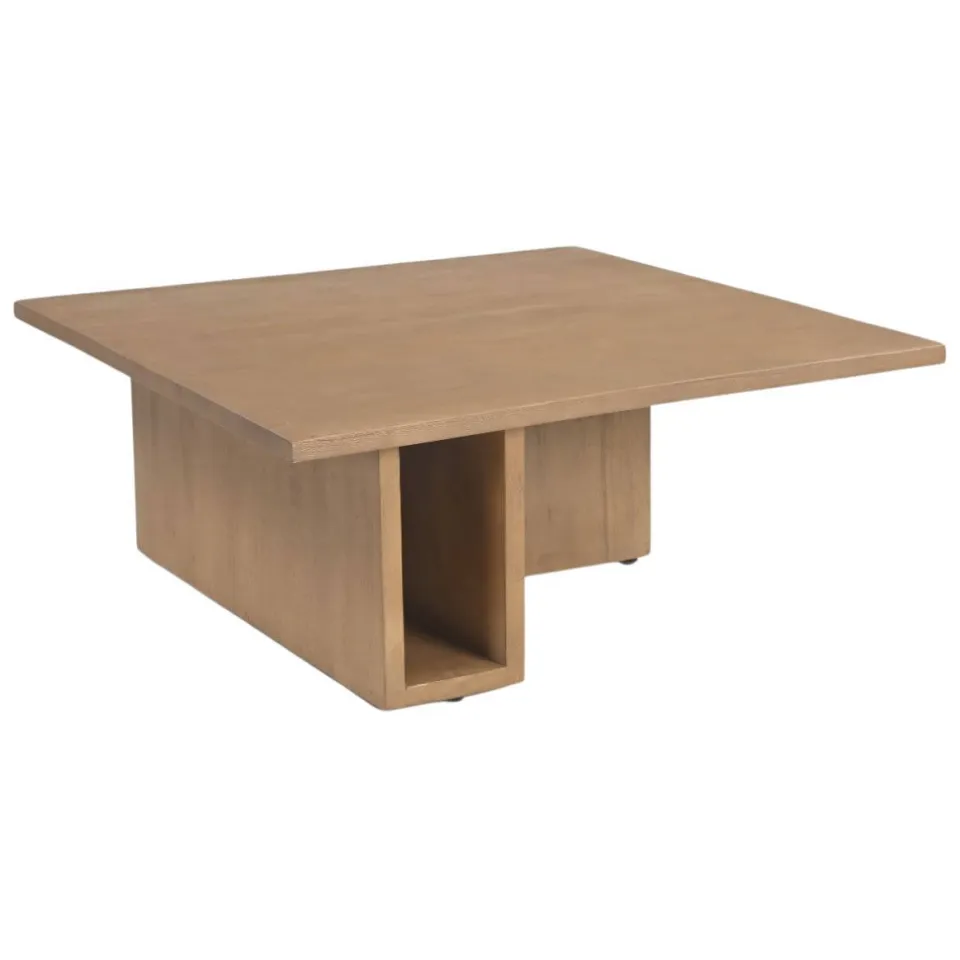 Giga Meubel Salontafel Onni - Vierkant Naturel Hout - 85cm, foto 4