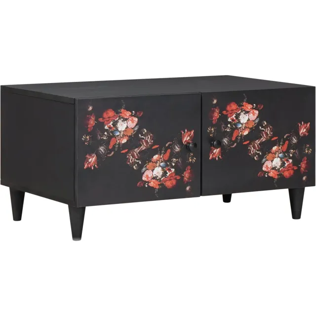 vidaXL Salontafel Multikleur 80 x 50 x 40 cm Massief Mango Hout Meerkleurig