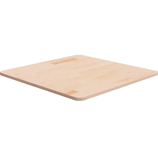 vidaXL Tafelblad vierkant 60x60x1,5 cm onbehandeld massief eikenhout Bruin