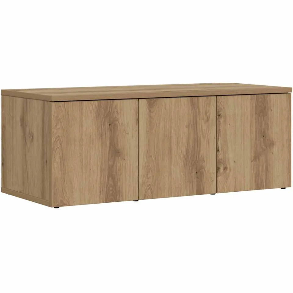 vidaXL Tv-meubel 80x34x30 cm bewerkt hout artisanaal eikenkleur Bruin