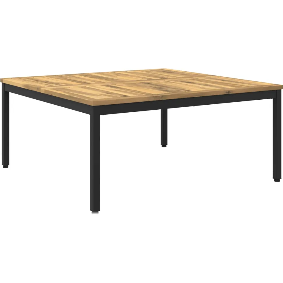 vidaXL Salontafel NAARDEN Whitewash en zwart 98 x 100,5 x 45 cm, foto 3