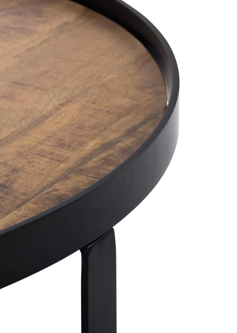 Wehkamp Home salontafel Hugo (diameter 80 cm) naturel, foto 3