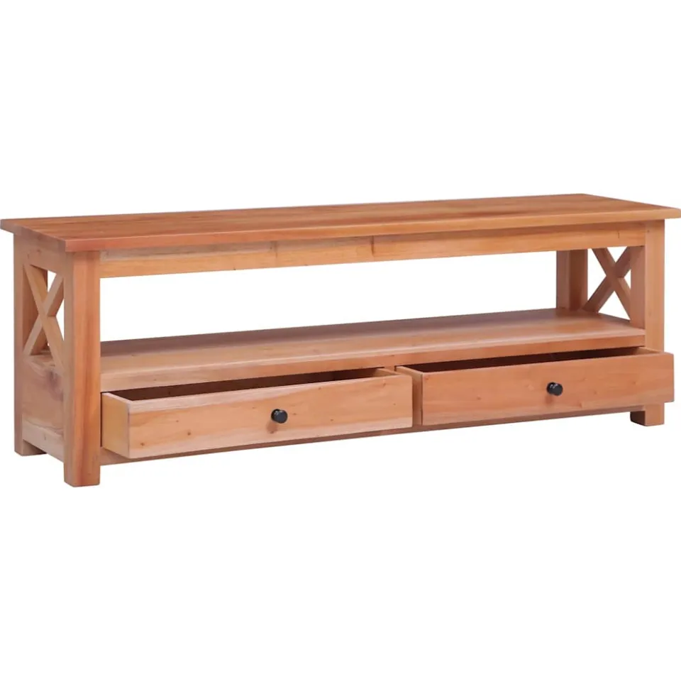 vidaXL Tv-meubel 115x30x40 cm massief mahoniehout bruin, foto 2