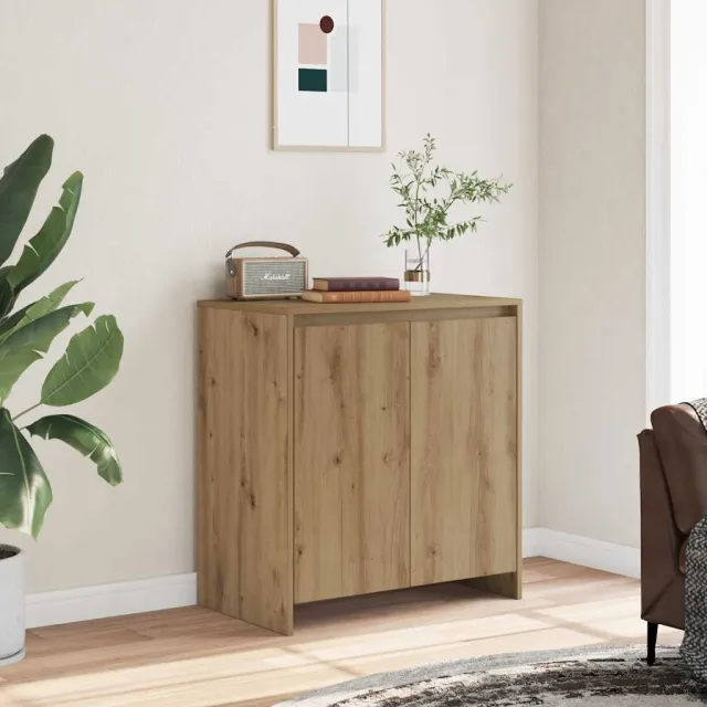 vidaXL Dressoir 70x41x75 cm bewerkt hout artisanaal eikenkleur, foto 2