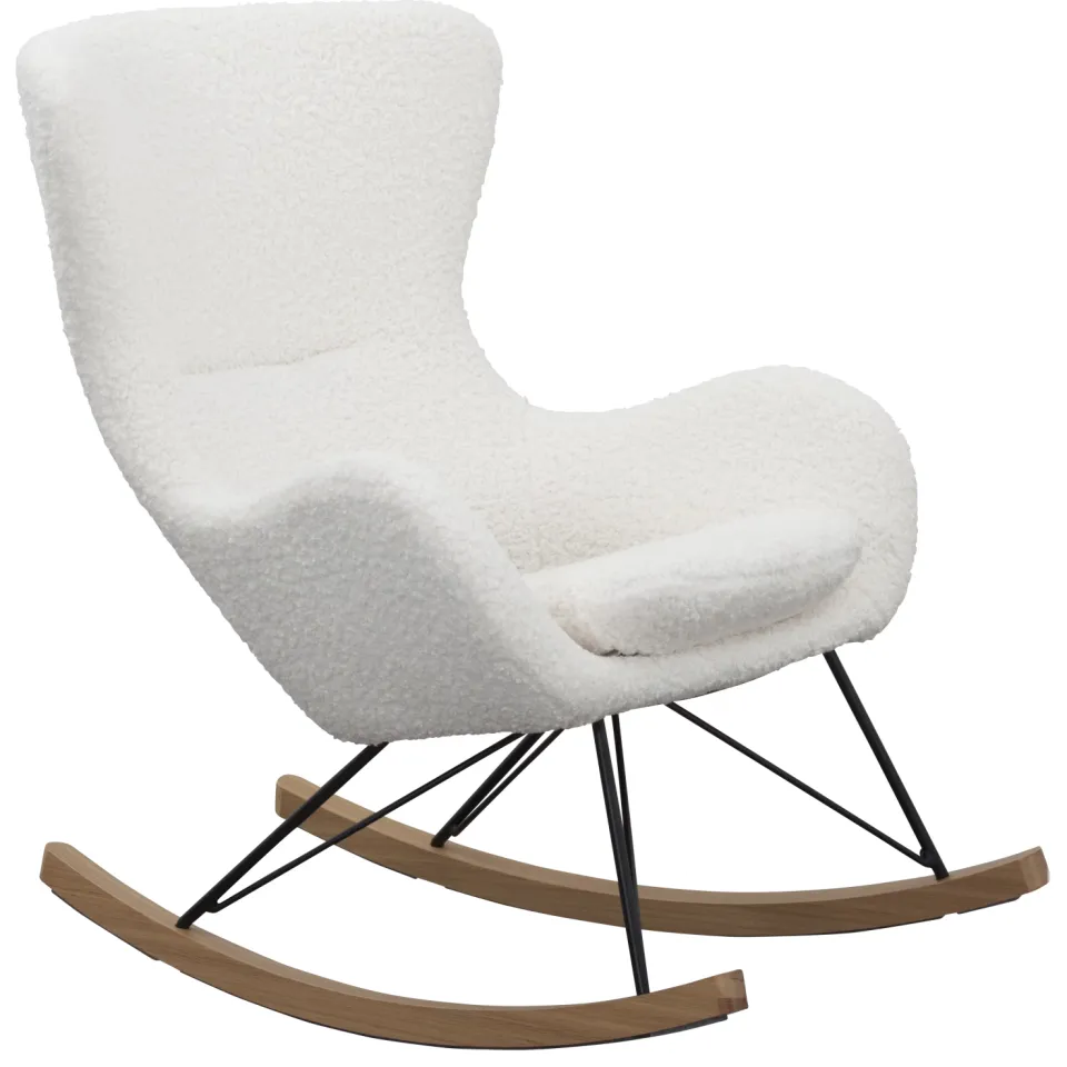 Artistiq Living Teddy schommelstoel wit