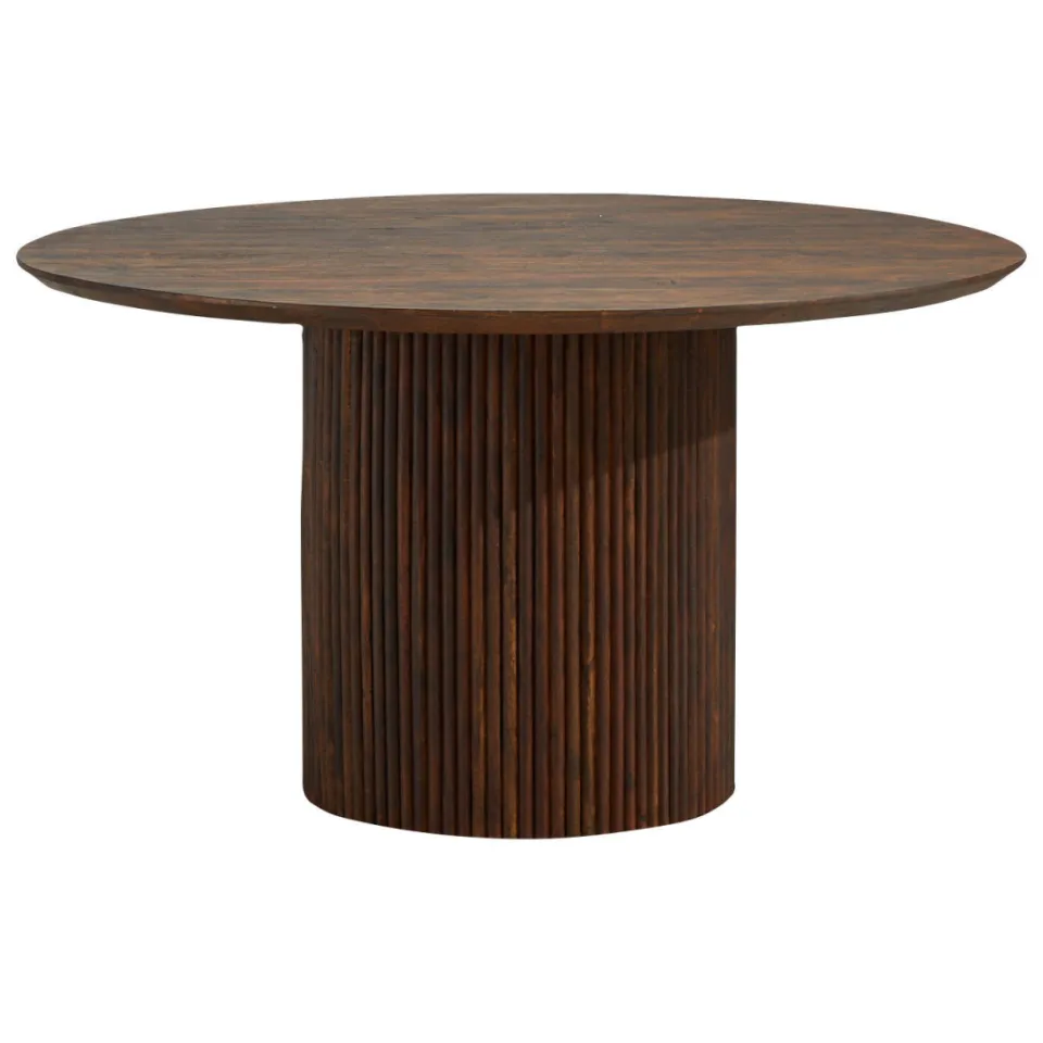 NOUS Living eetkamertafel Jaime (⌀140 cm) Walnoot