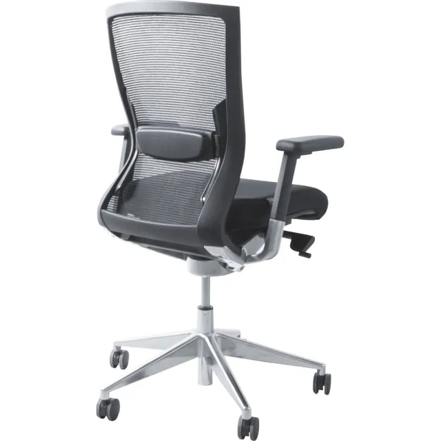 Schaffenburg serie 105 ergonomische bureaustoel met 2 jaar garantie op bewegende delen. Zwart