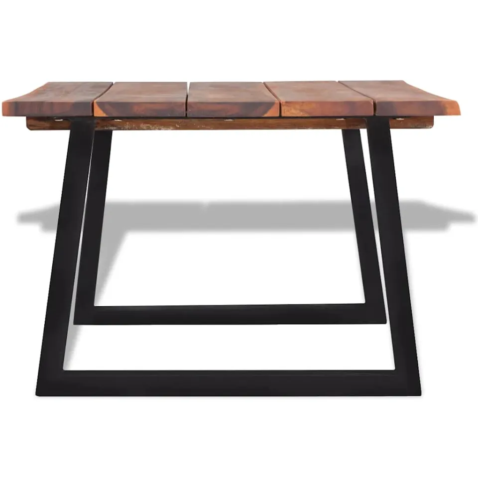 vidaXL Salontafel massief acaciahout 110x60x40 cm Bruin