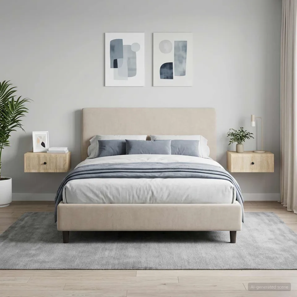 vidaXL Nachtkastje 2 st Sonoma Eiken 49 x 34,5 x 20 cm Bewerkt hout, foto 4