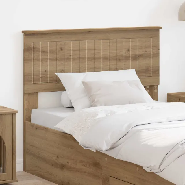 vidaXL Hoofdbord Artisan Eiken Bewerkt hout Bruin