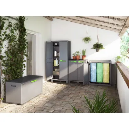 Keter Lage Kast Moby Antraciet, foto 4
