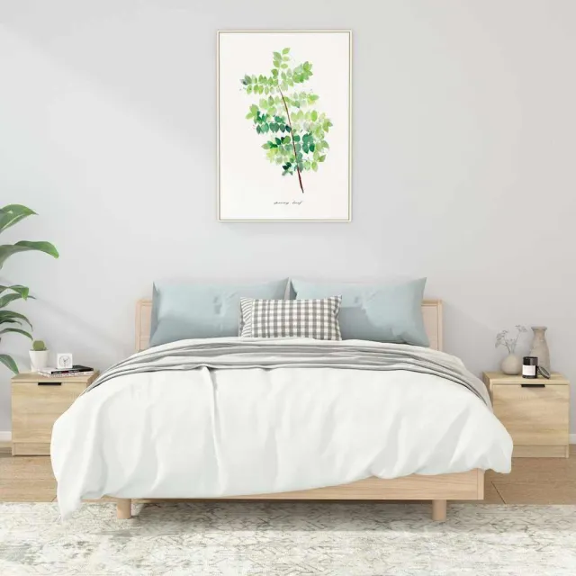 vidaXL Nachtkastjes 2 st 40x39x40 cm sonoma eikenkleurig, foto 2