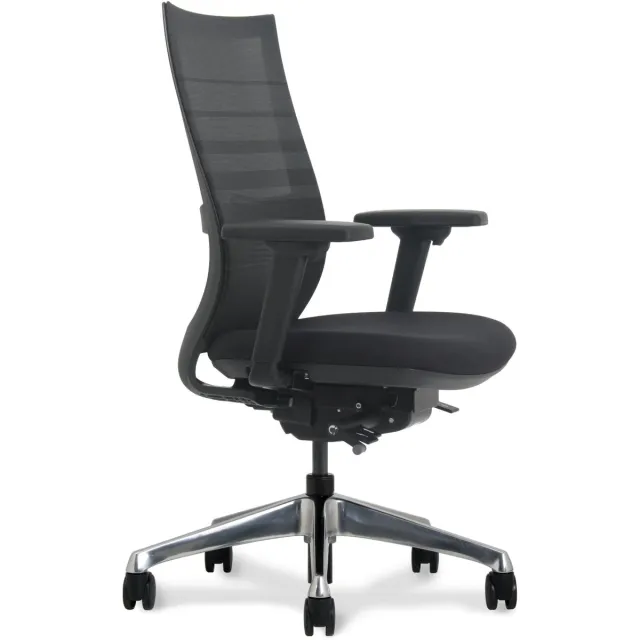 Game Hero Office Hero® Insignia Ergonomische Bureaustoel - Bureaustoelen voor Volwassenen - Verstelbaar - Zwart - Gemonteerd geleverd