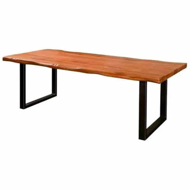 Tower Living Eettafel Nicosia - Rechthoek Bruin Hout - 240x100x77cm