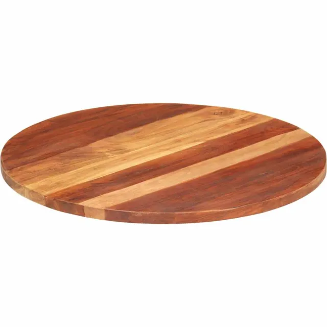 vidaXL Tafelblad rond 25-27 mm 70 cm massief acaciahout Bruin