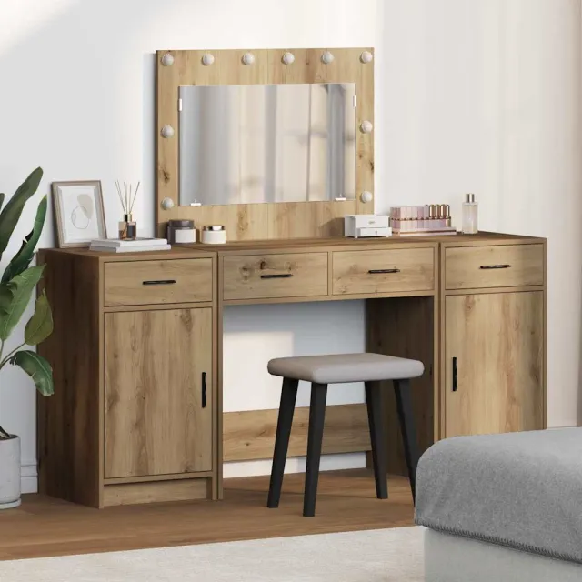 vidaXL Plafondtafel 3 st Bruin 78,5 x 41 x 135 cm Bewerkt hout, foto 2