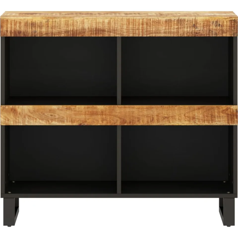 vidaXL Bijzetkast 85x33x75 cm massief mangohout Bruin