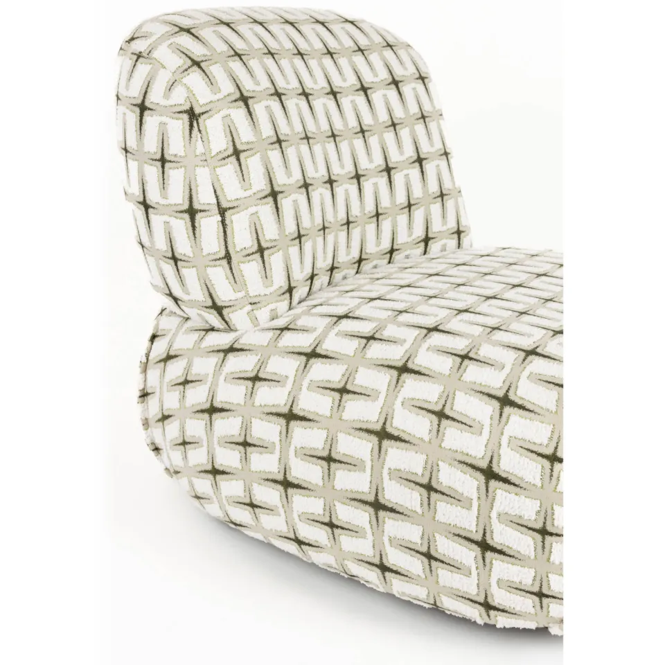Bold Monkey Ritz Fauteuil Beige Groen Ritz Fauteuil Beige Groen, foto 7