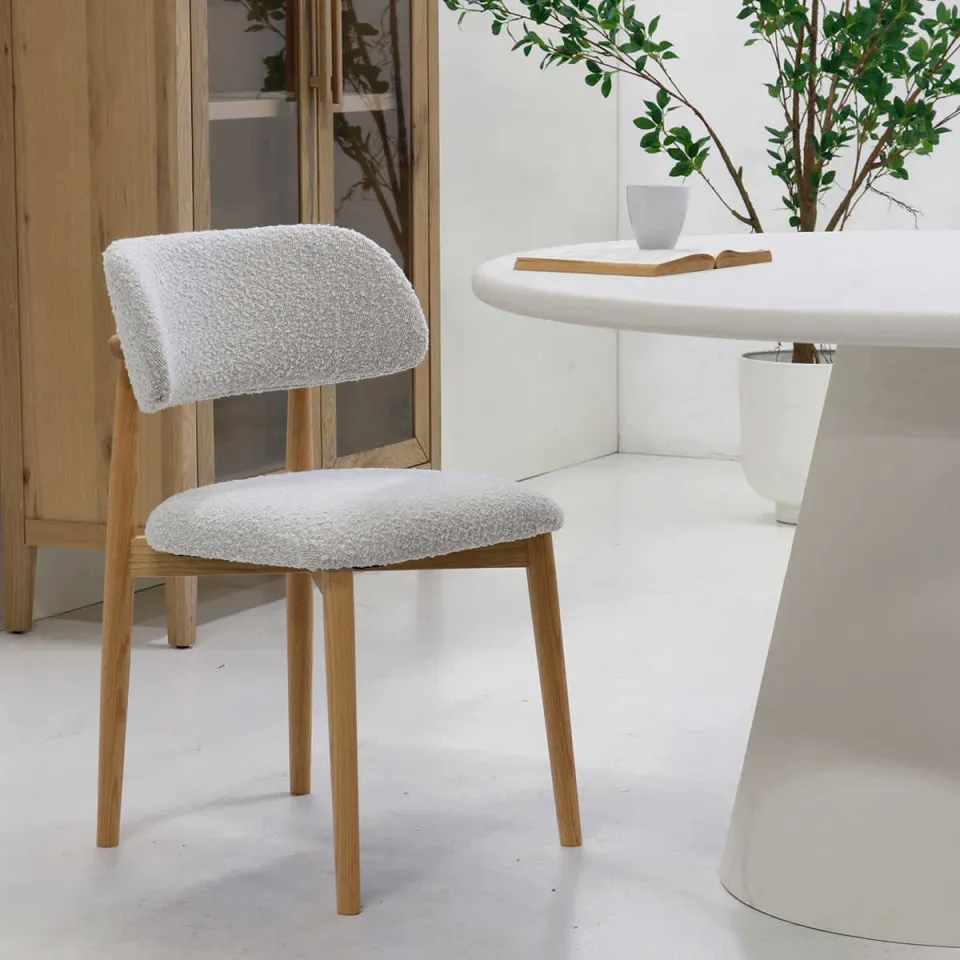Giga Meubel eetkamerstoel Lexi eikenhout beige, foto 3
