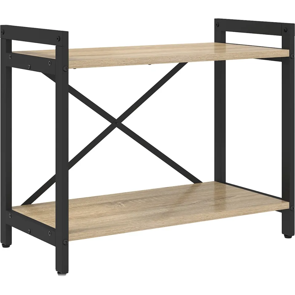 vidaXL Boekenkast 60 x 30 x 50 cm Bewerkt hout Sonoma Eiken, foto 3