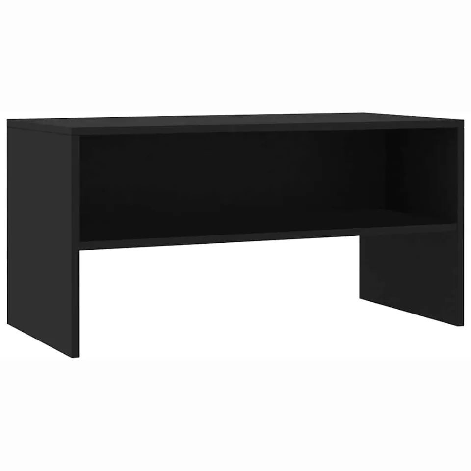 vidaXL Tv-meubel 80x40x40 cm bewerkt hout zwart, foto 3