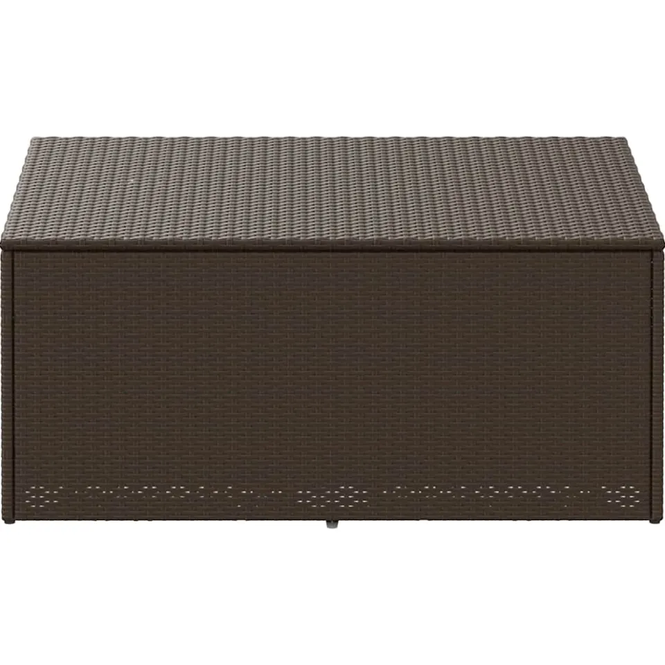 vidaXL Tuinbox 110x50x58 cm poly rattan bruin, foto 4