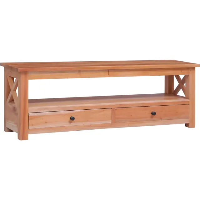 vidaXL Tv-meubel 120x30x40 cm massief mahoniehout Bruin
