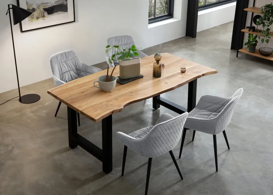 Eetkamertafel Diego Acacia bruin, foto 6