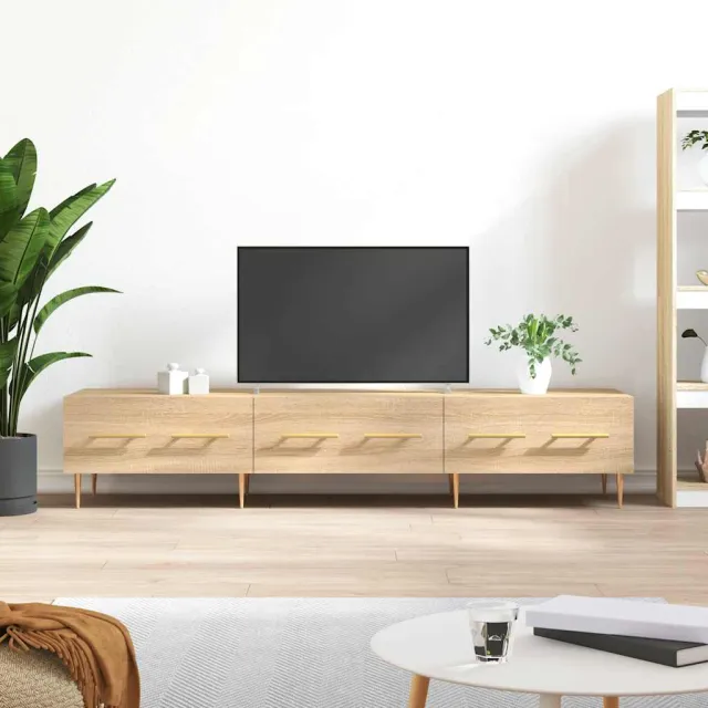 vidaXL Tv-meubel 150x36x30 cm bewerkt hout sonoma eikenkleurig, foto 2