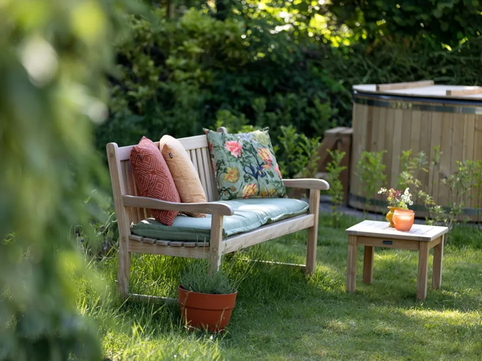 Sunyard Furniture Sunyard Wales tuinbank 150cm bruin, foto 3