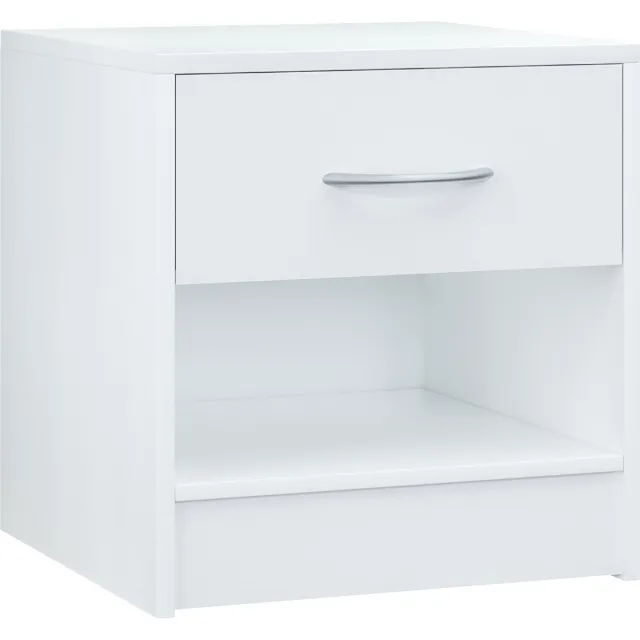 Casaria Nachtkastje - Lade Hout 41x39x28cm - Wit
