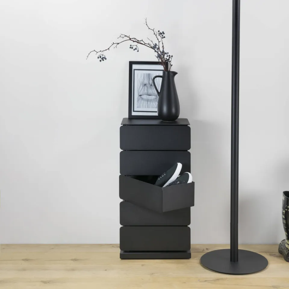 Spinder Design ladekast Joey 5 zwart, foto 3