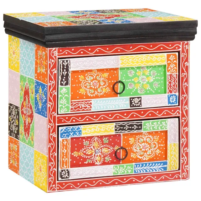 vidaXL Nachtkastje 2 st Multikleur 40 x 30 x 40 cm Meerkleurig