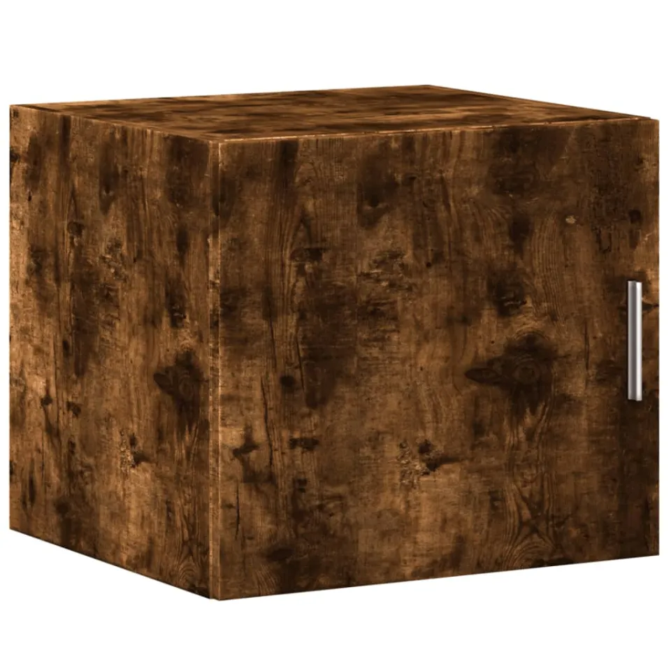 vidaXL Wandkast 45x42,5x40 cm bewerkt hout gerookt eikenkleurig Bruin