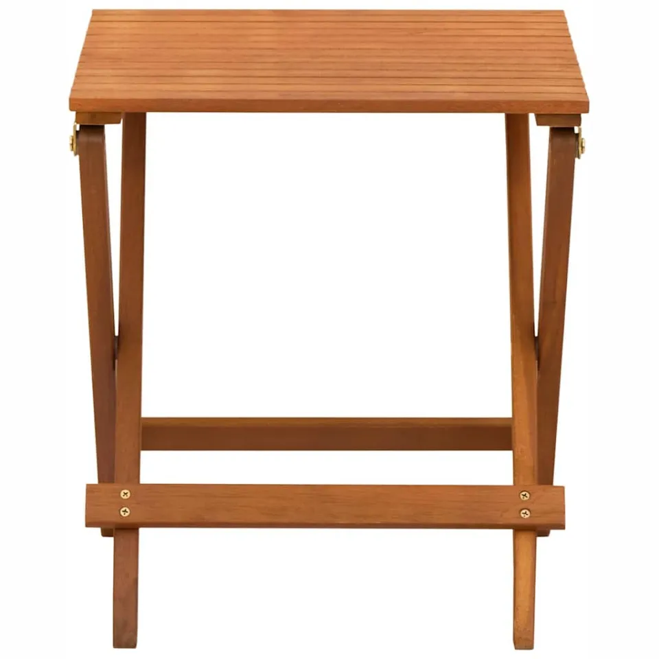vidaXL 3-delige Bistroset voor kinderen massief eucalyptushout bruin, foto 4