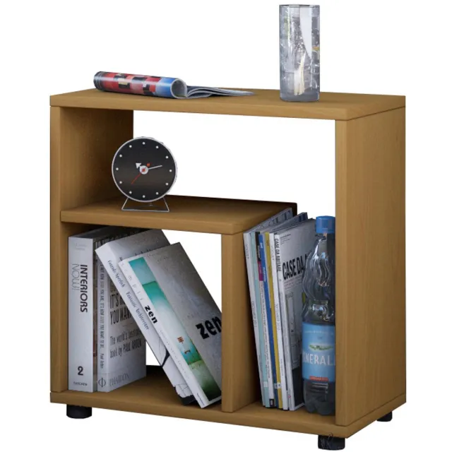 Vcm Houten bijzettafel salontafel banktafel nachtkastje woonkamertafel salontafel Zeito Eik antraciet / honing