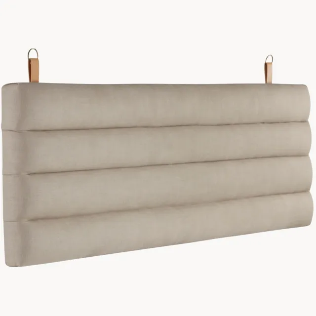 Jotex Gestoffeerd hoofdeinde Amsterdam met wandbevestiging Beige