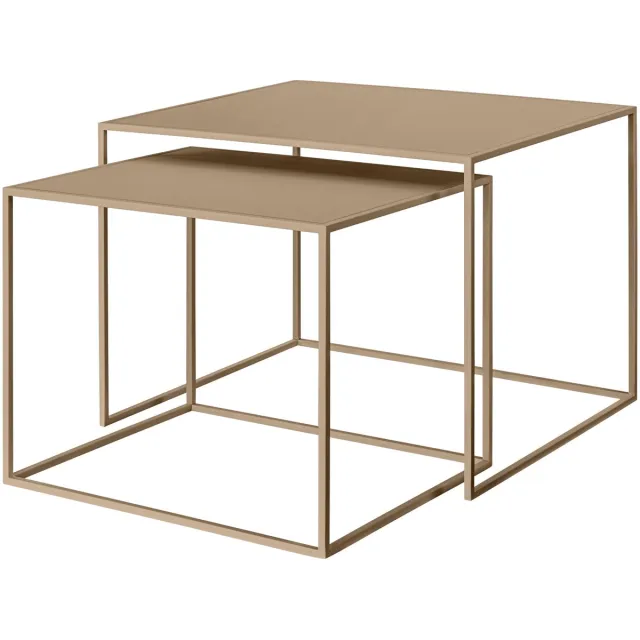 Blomus Fera Bijzettafel Nomad Large | Beige | Staal