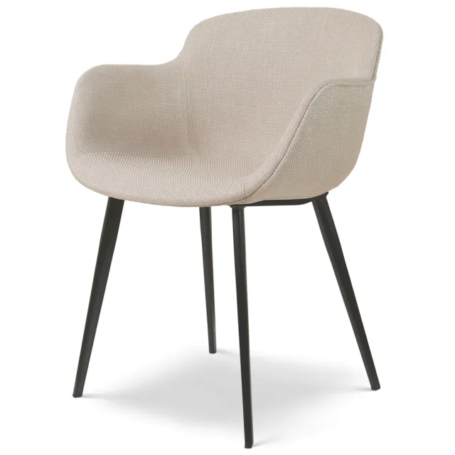 Nolon Elma eetkamerstoel beige met armleuning