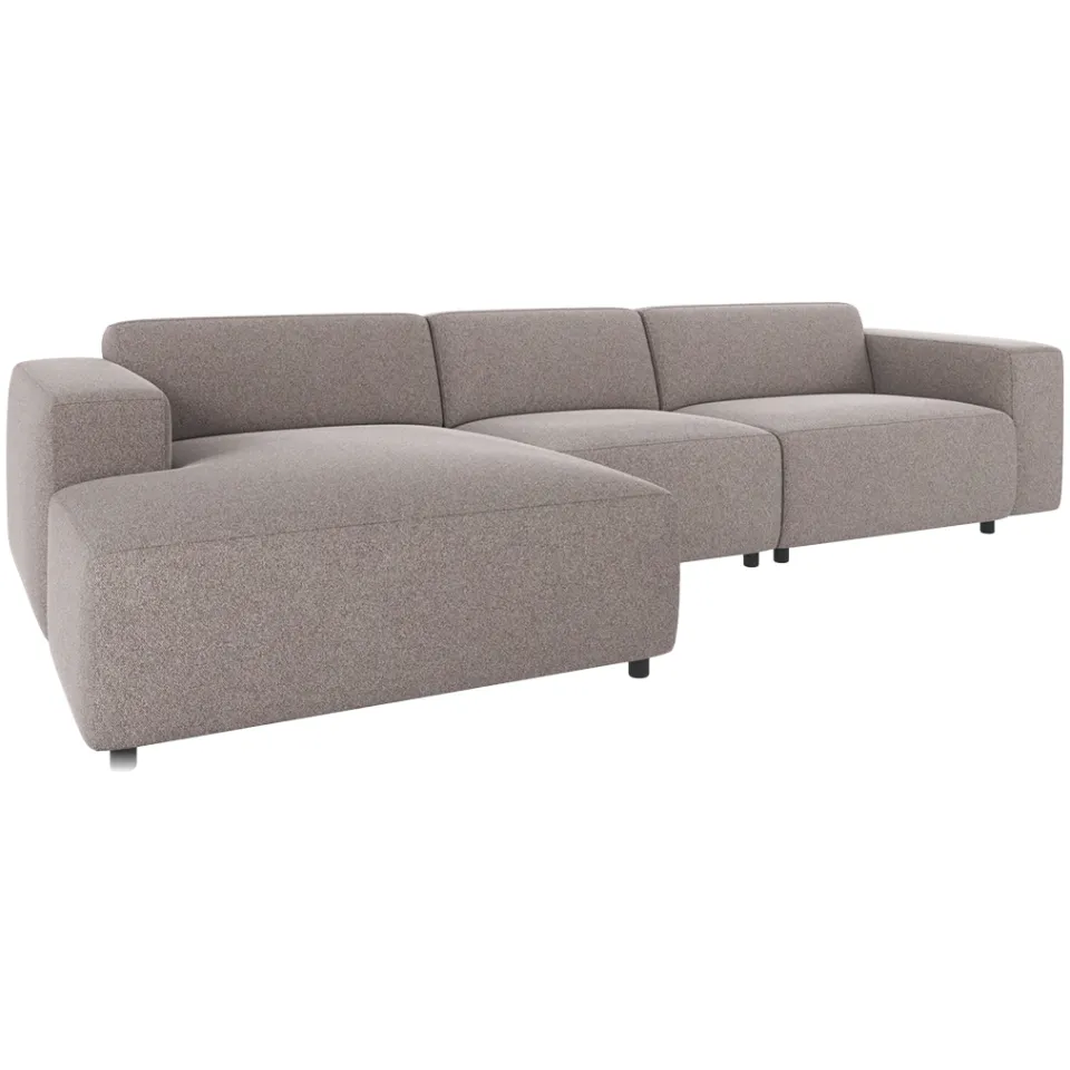 Rowico Home Willard gestoffeerde 4-zits hoekbank grijs - links - 312 cm, foto 2