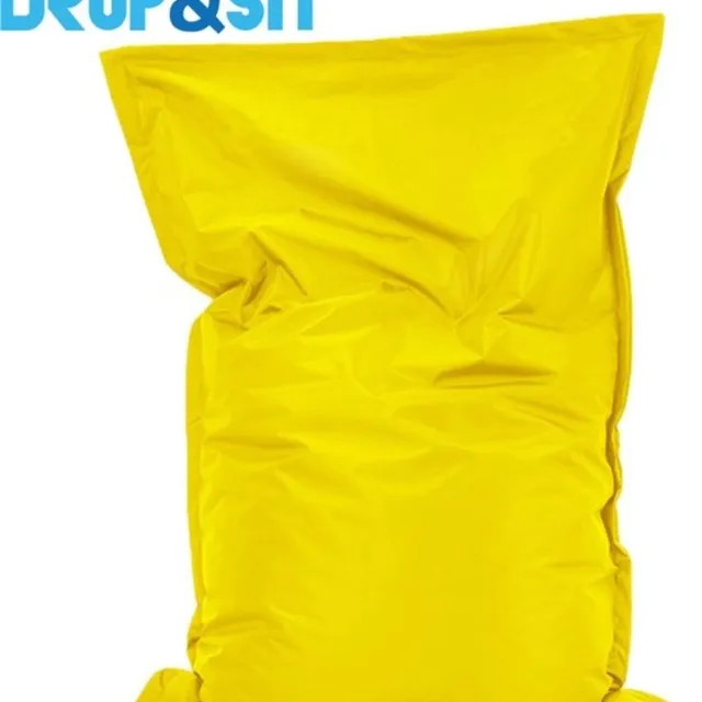 Parya HOME Drop & Sit - Zitzak - Geel - 100 x 150 cm - binnen en buiten