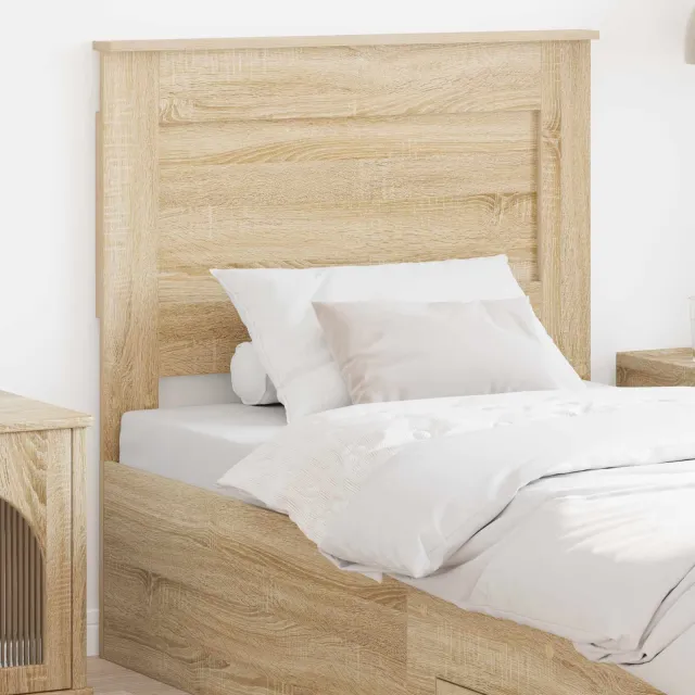 vidaXL Hoofdbord Sonoma Eiken Bewerkt hout Bruin